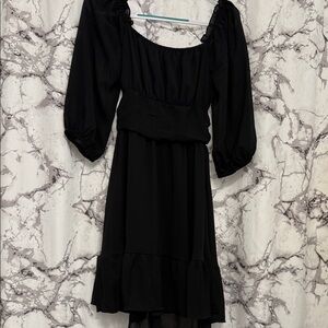 Amazon Black Long Sleeve Dress